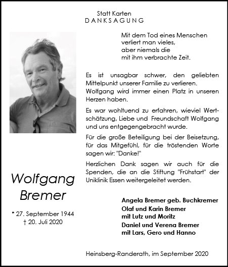 Wolfgang Bremer