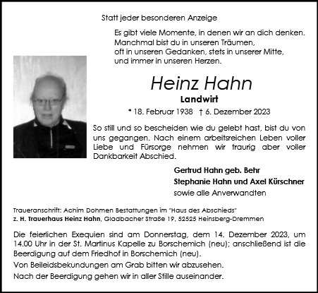 Heinz Hahn