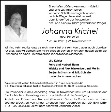 Johanna Krichel
