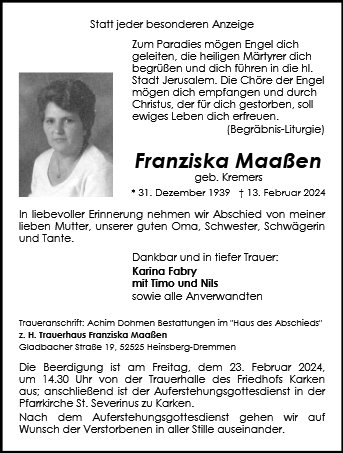 Franziska Maaßen