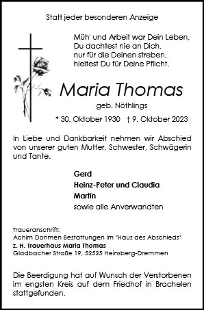Maria Thomas