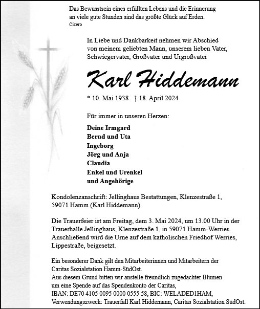 Karl Hiddemann
