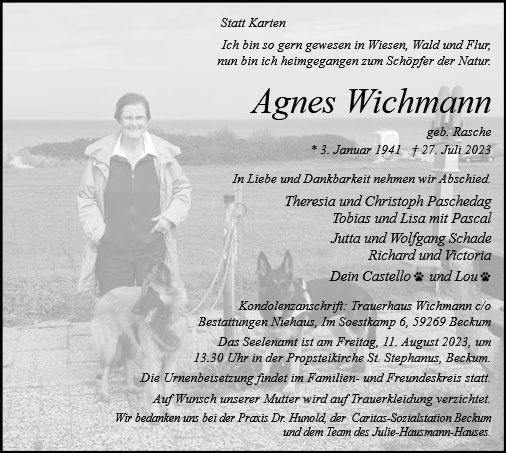 Agnes Wichmann