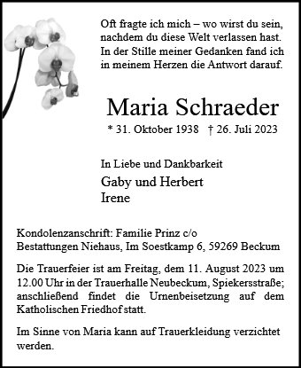 Maria Schraeder