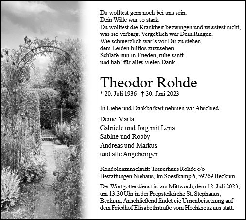 Theodor Rohde