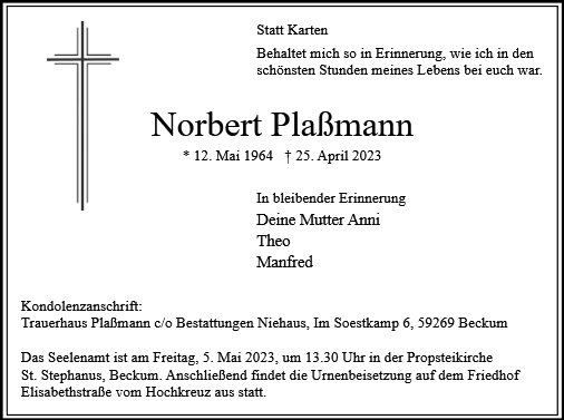 Norbert Plaßmann