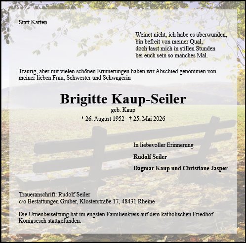 Brigitte Kaup-Seiler