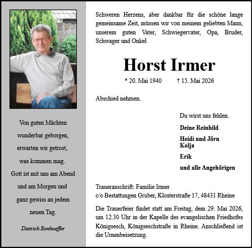 Horst Irmer