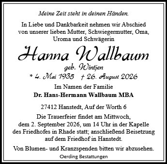 Hanna Wallbaum