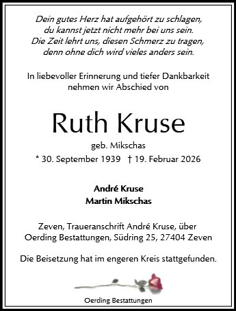 Ruth Kruse