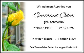 Gertraut Oder