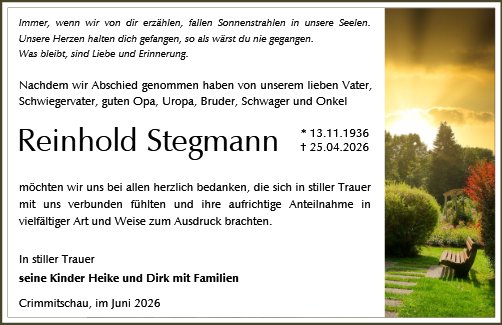 Reinhold Stegmann