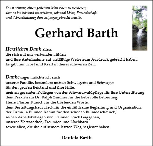 Gerhard Barth