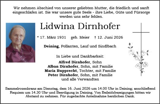 Lidwina Dirnhofer