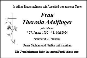 Theresia Adelfinger