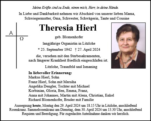 Theresia Hierl 