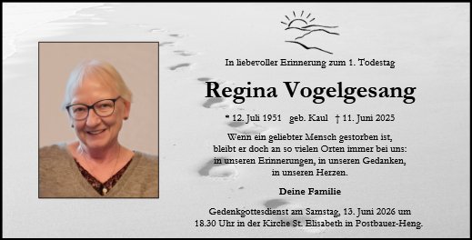 Regina Vogelgesang