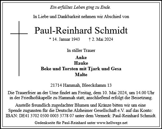 Paul-Reinhard Schmidt