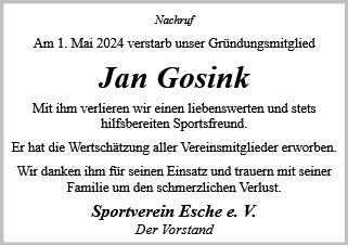 Jan Gosink