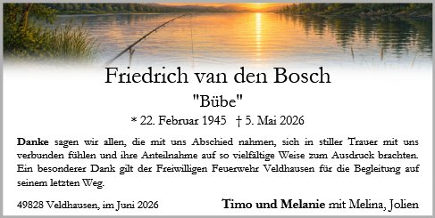 Friedrich van den Bosch