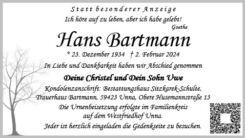 Hans Bartmann