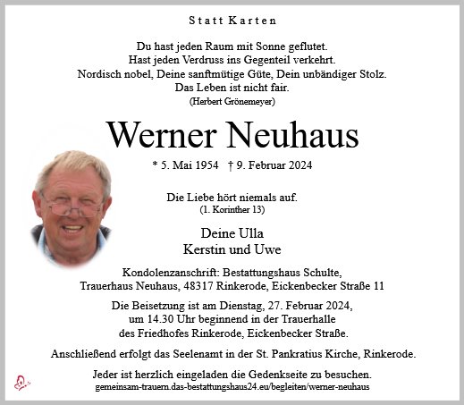 Werner Neuhaus