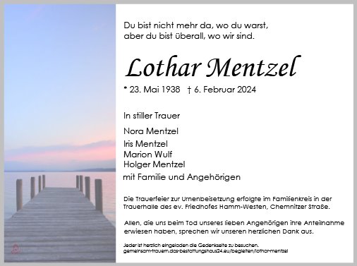 Lothar Mentzel