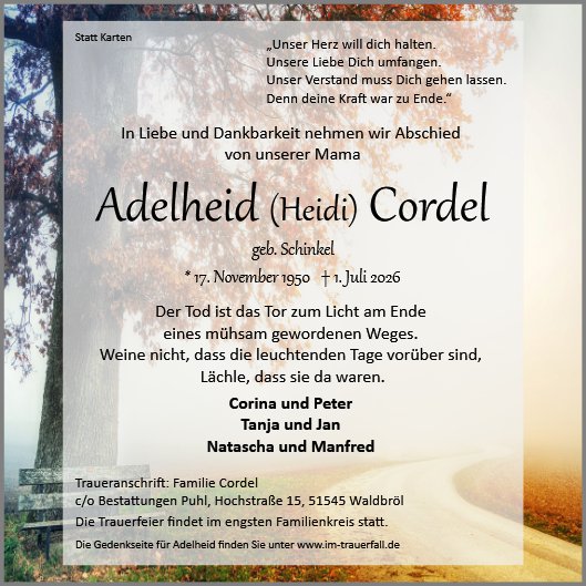 Adelheid Ingrid Cordel