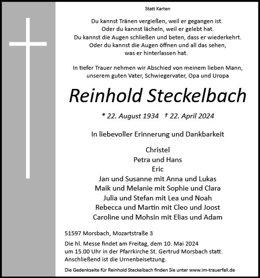 Reinhold Steckelbach