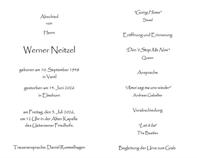 Werner Neitzel