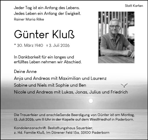 Günter Kluß