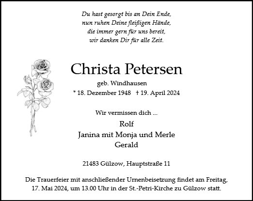 Christa Petersen
