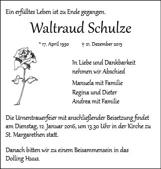 Waltraud Schulze