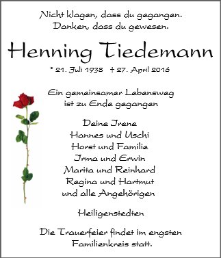 Henning Tiedemann