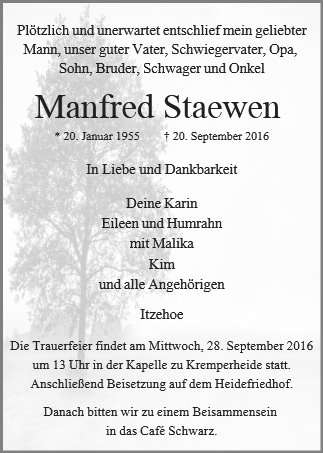 Manfred Staewen 