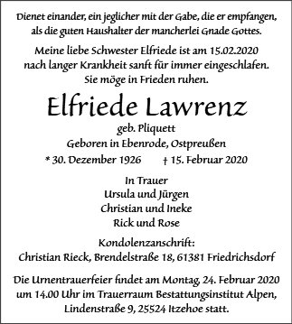 Elfriede Lawrenz