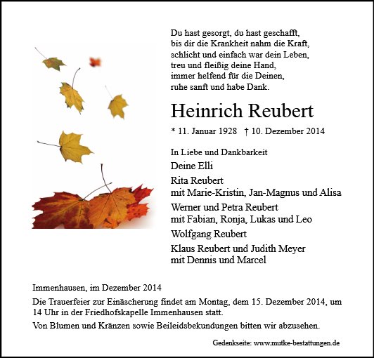 Heinrich Reubert