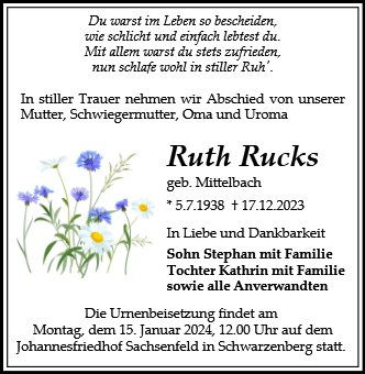Ruth Rucks