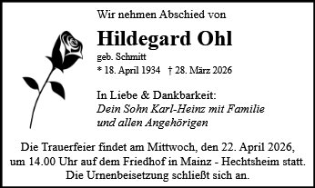 Hildegard Ohl