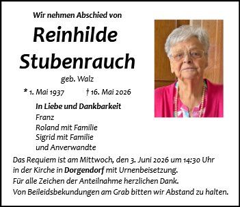 Reinhilde Stubenrauch