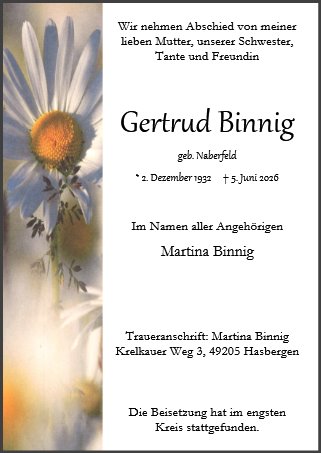 Gertrud Binnig