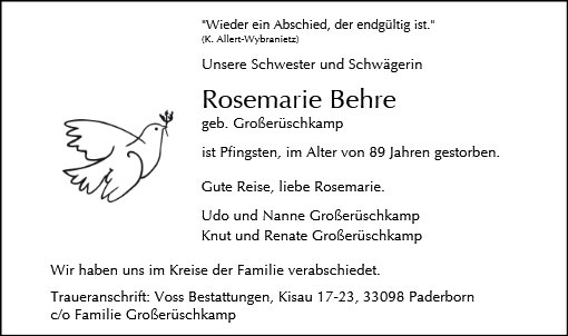 Rosemarie Behre