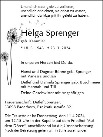 Helga Sprenger