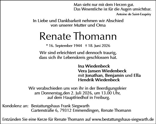 Renate Thomann
