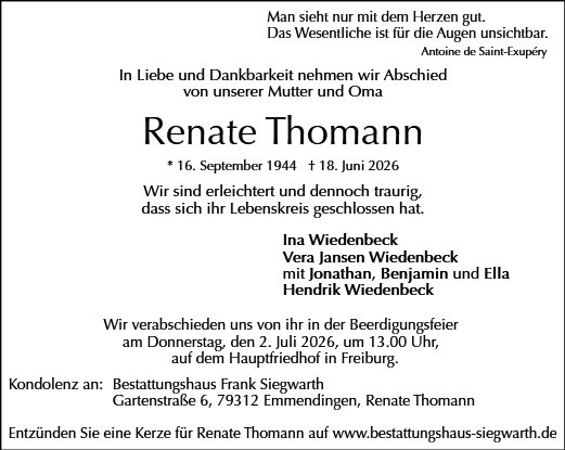 Renate Thomann