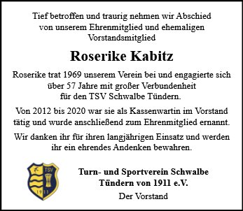 Roserike Kabitz