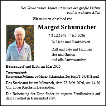Margot Schumacher