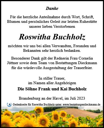 Roswitha Buchholz