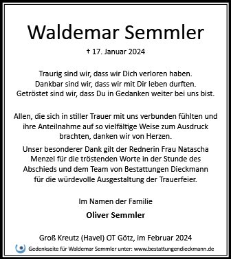 Waldemar Semmler