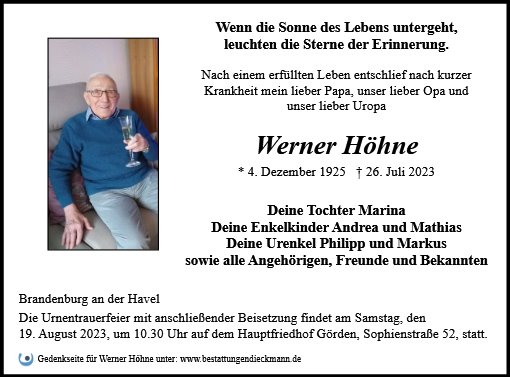 Werner Höhne